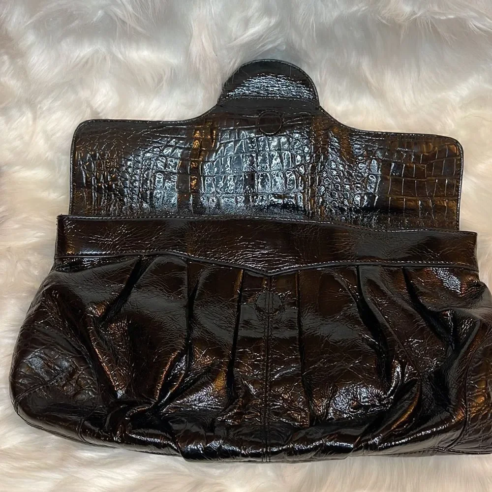 Express Large Black Clutch